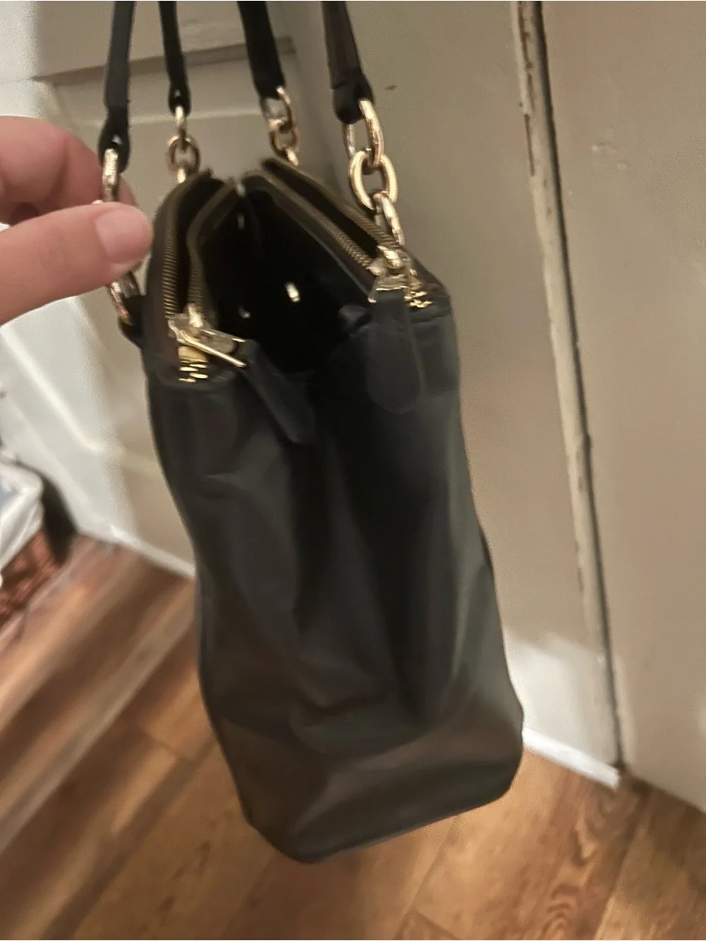 Coach Christie Carryall Black Shoulder Bag small